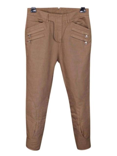 Balmain Brown Cropped Trousers