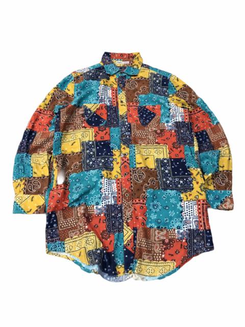 Other Designers Japanese Brand - Japanese Brand Rough Bandana Shirt Visvim Kapital Inspired