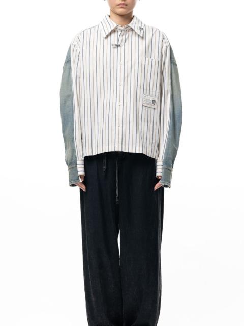 Maison MIHARAYASUHIRO Front Back Combined Stripe Shirt