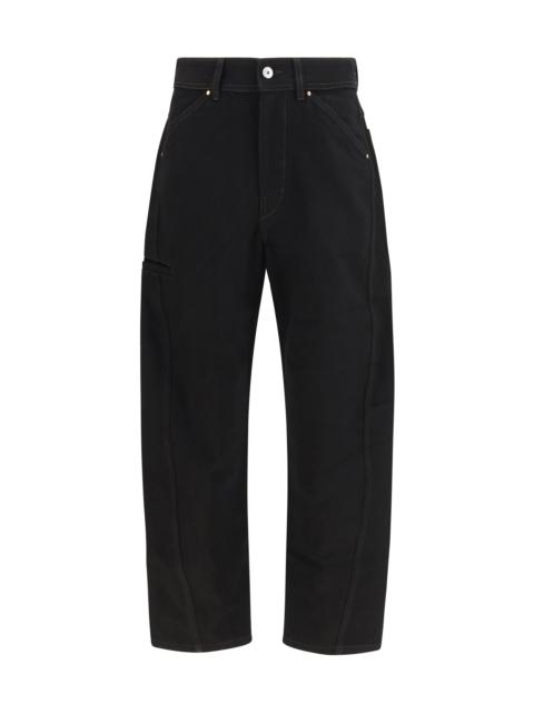Lemaire Lemaire Twisted Workwear Pants Black