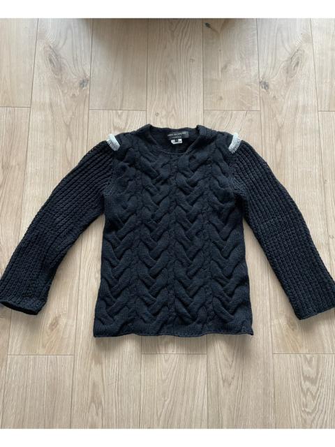 Comme des Garcons Homme Plus two pattern knit