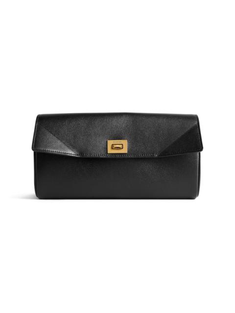 BALENCIAGA Women's Rodeo Continental Wallet  in Black
