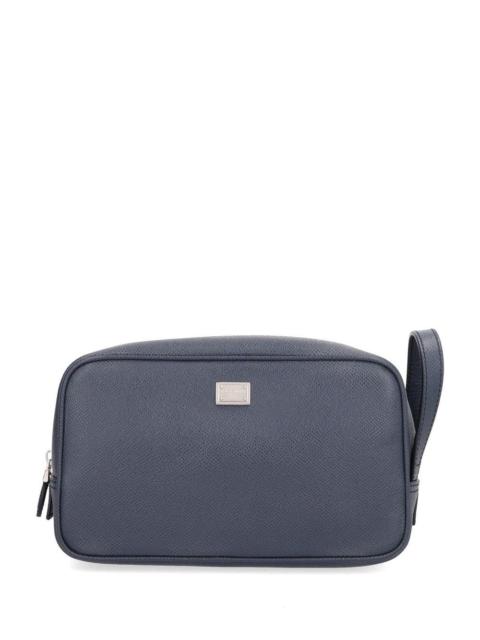 Dolce & Gabbana Dolce & Gabbana Men Zip Wash Bag