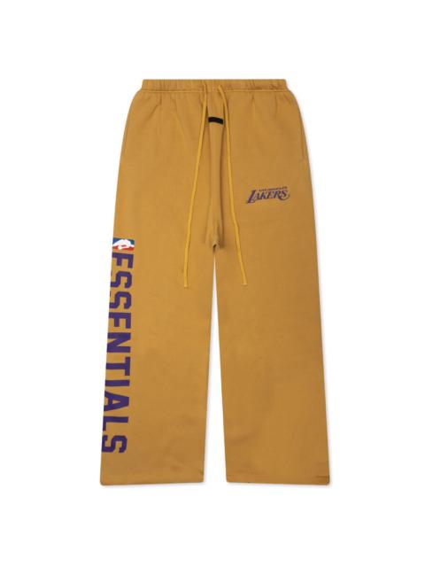 ESSENTIALS FEAR OF GOD ESSENTIALS X NBA LAKERS LOUNGE SWEATPANT - CANYON
