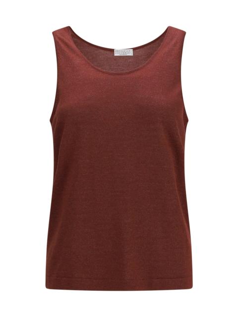 Brunello Cucinelli Brunello Cucinelli Women Luminous Knit Tank Top