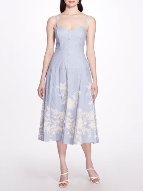 Marchesa POPLIN DAY DRESS