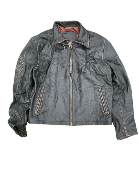 Vintage Wind Armor Real Leather Jacket