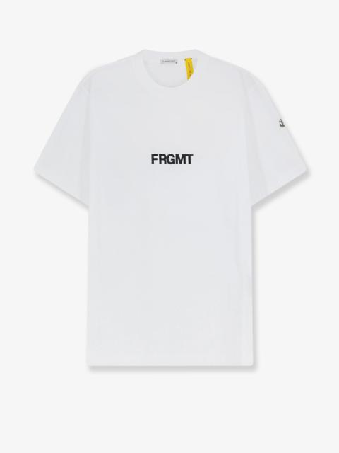 Moncler Moncler Cotton T-Shirt with Print White