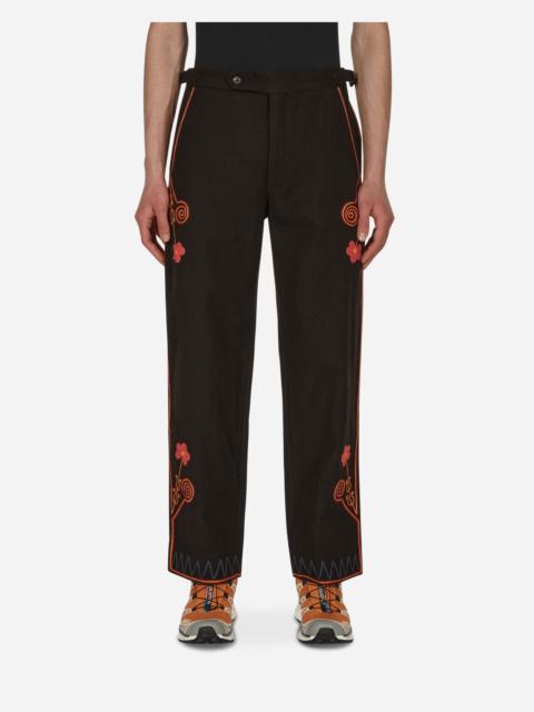 BODE Rancher Embroidered Trousers Brown