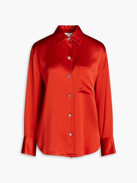 Other Designers Silk-satin crepe shirt