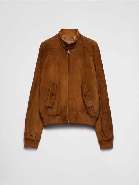 Prada Suede Bomber Jacket