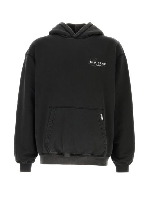 REPRESENT Black cotton oversize England Legacy sweatshirt