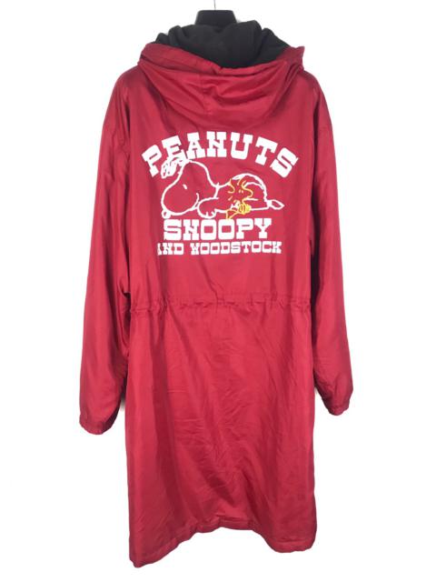 Other Designers Vintage - PEANUTS SNOOPY AND WOODSTOCK RAIN COAT PARKA HOODIE