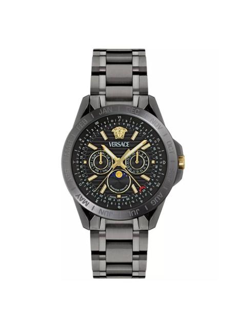 VERSACE Versace Galaxy Moonphase Quartz Black Dial Men's Watch VE0K00525
