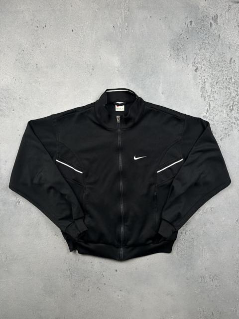 Nike Nike Vintage 90s Swoosh Track Jacket Black Full Zip Y2K