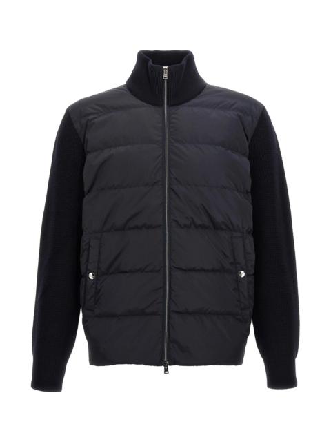 Herno Two-material puffer jacket