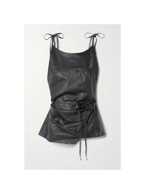 Acne Studios $1250 Acne Studios Sleeveless Leather Blouse