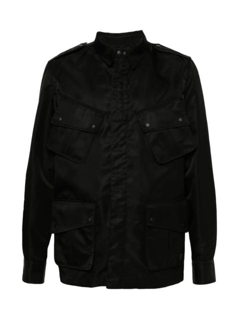 Givenchy LOGO-APPLIQUÉ SHIRT JACKET