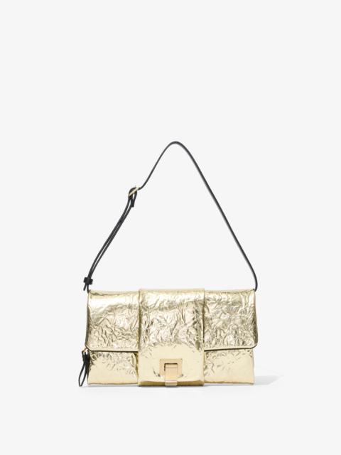 Proenza Schouler Flip Shoulder Bag in Crinkled Metallic