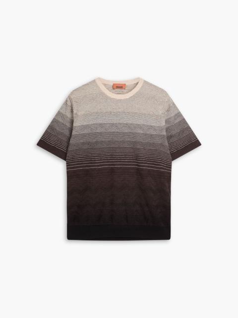 Missoni Jacquard-knit cotton T-shirt