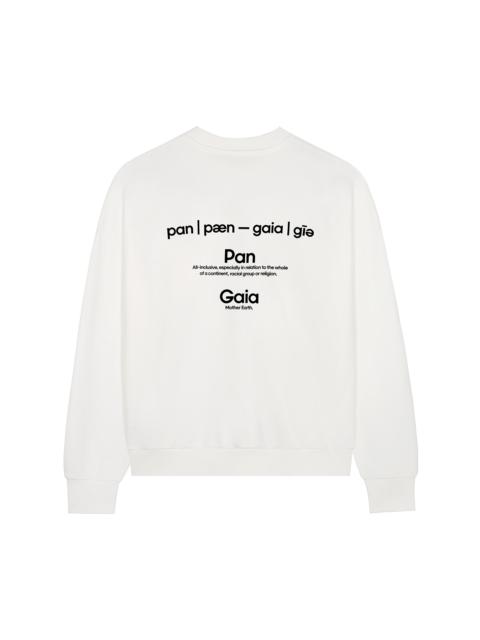 PANGAIA Mens 365 Midweight Definition Sweatshirt - Off-White