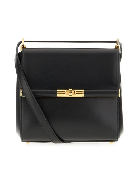 Dolce & Gabbana Black Leather Marlene Crossbody Bag