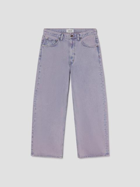 AGOLDE LOW CURVE CROP JEAN IN AURA