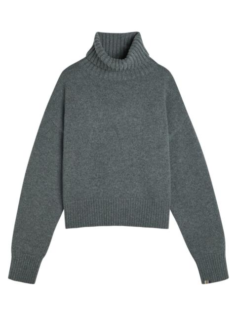 extreme cashmere Extreme Cashmere N°434 Crop Xtra Roll-neck Cashmere Jumper