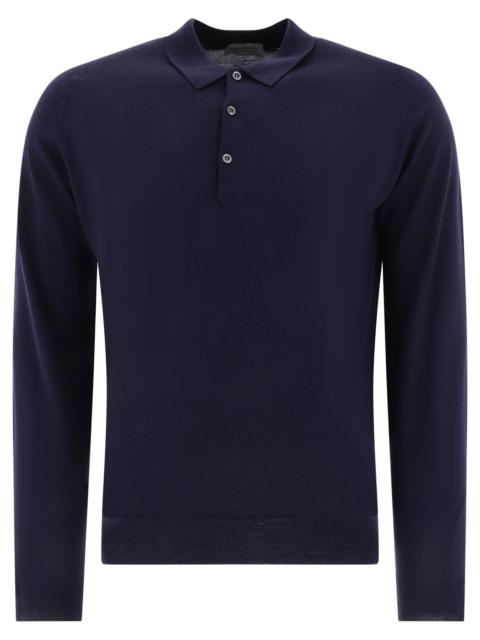 Other Designers John Smedley "belper" Merino Wool Polo Shirt