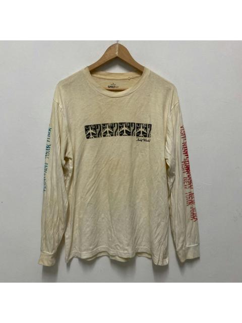 Other Designers Vintage Y2K Andy Warhol LS Visit New York US Air Mail Uniqlo