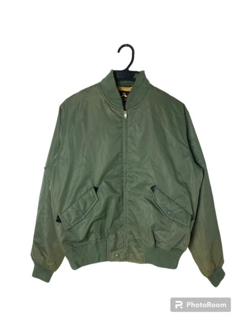 Other Designers Vintage - Vintage Cab Bomber Army Jacket