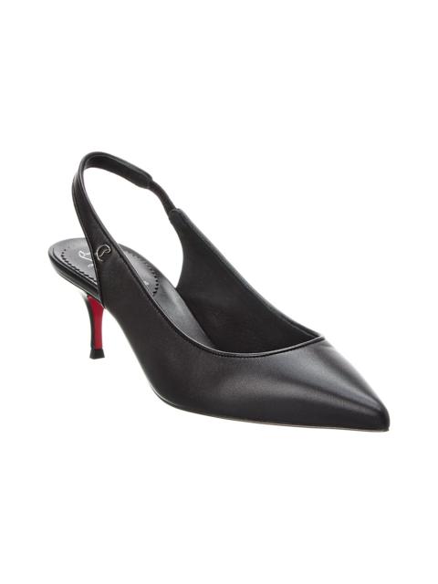 Christian Louboutin Christian Louboutin Sporty Kate 55 Leather Slingback Pump