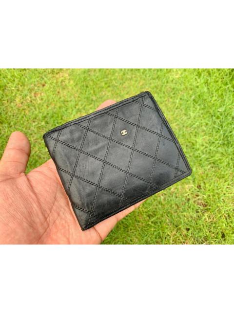 Other Designers Authentic Chanel Quilted Lambskin CC Logo Wallet
