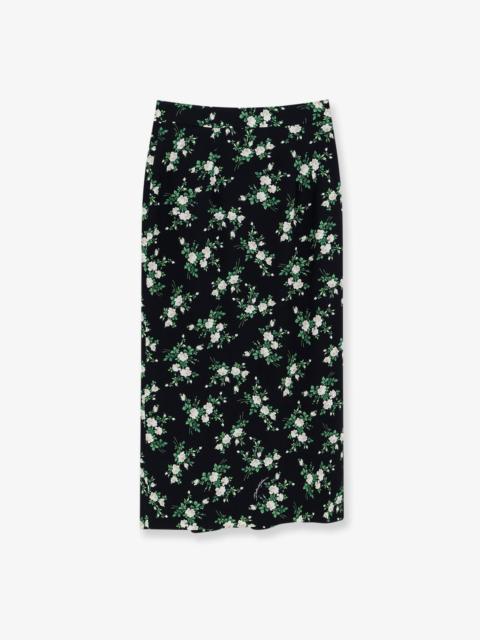 Dolce & Gabbana Dolce & Gabbana Silk Skirt With Floral Print