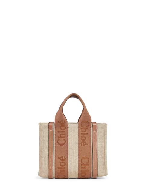 Chloé Chloé Women Dusty Tan Woody Small Tote Bag