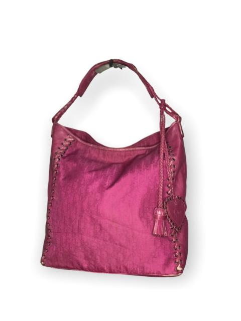 Christian Dior Monogram Oblique Pink Shoulder Bag