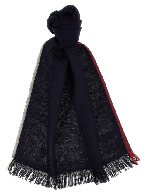 Brunello Cucinelli Brunello Cucinelli Men Contrast Border Scarf