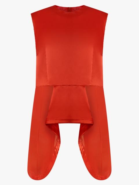 Comme Des Garçons PEPLUM TOP | RED