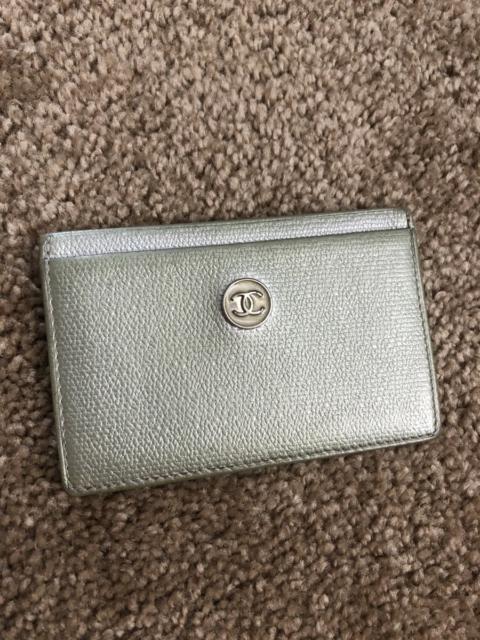 Other Designers Chanel - Chanel 2002 mint cc logo card holder