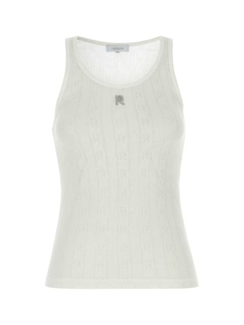 rabanne Rabanne Women White Cotton Tank Top