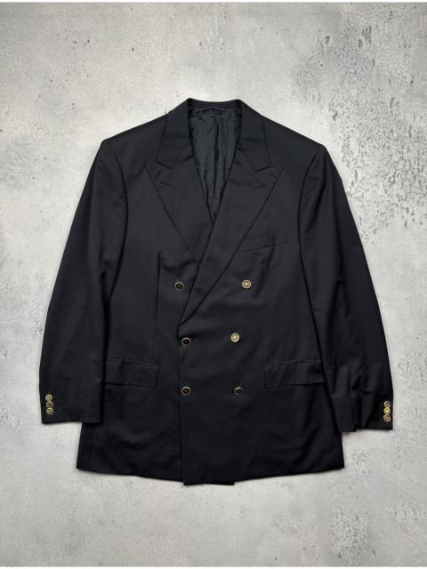 Brioni Vintage Brioni Double Breasted Wool Blazer Gold Crest Button