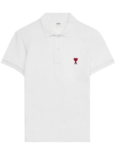 AMI Paris Ami Paris Men Ami De Coeur Cotton Polo Shirt
