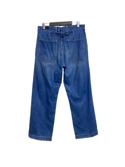 Vintage Nepenthes Hoggs Denim Work Pants Buckle Back