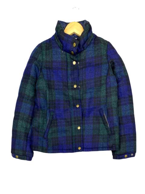 Other Designers Archival Clothing - Earth Music & Technology X Harris Tweed Puffer Wool Jacket