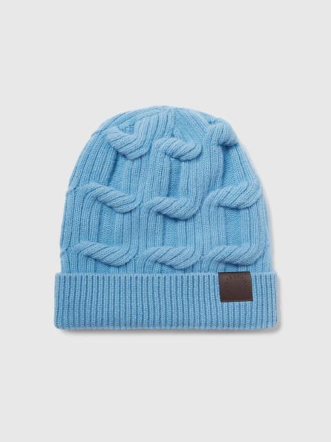 Stella McCartney Falabella Cable-Knit Beanie
