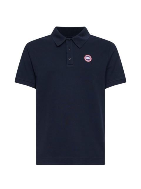 Canada Goose Canada Goose Men Blue Cotton Piqué Beckley Polo Shirt