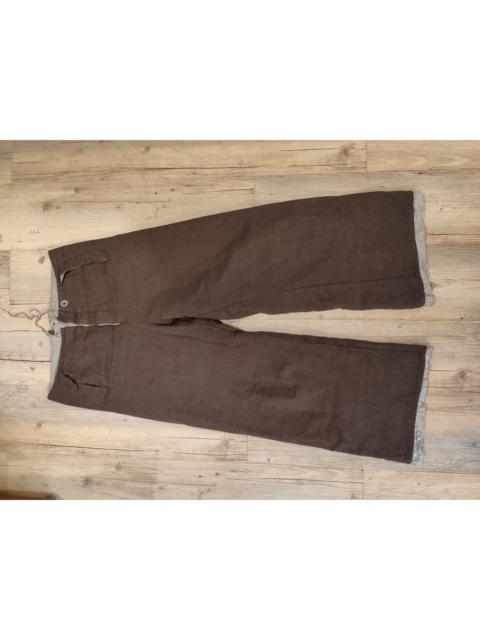 Other Designers Volga Volga - Reversible double layer wide trousers.Like Paul Harnden