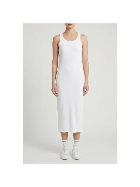 Brunello Cucinelli Brunello Cucinelli Wowhite Ribbed Tank Dress