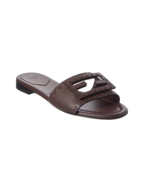 FENDI FENDI FF Baguette Leather Sandal