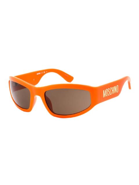 Moschino Moschino Men's Orange Rectangular Sunglasses MOS164/S 0L7Q70